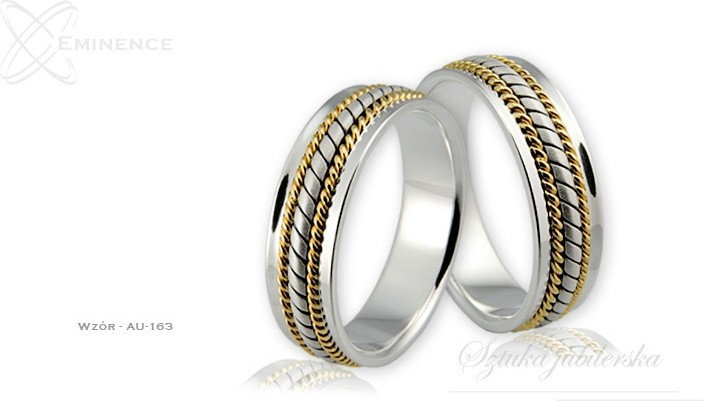Eminence Obrączki ślubne - wzór Au-163