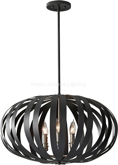 Elstead Lighting Lampa wisząca WOODSTOCK kol. Czarny (FE/WOODSTOCK/P/L) - Feiss-