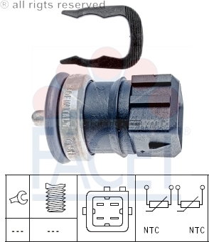 FACET Czujnik, temperatura płynu chłodzącego 7.3251