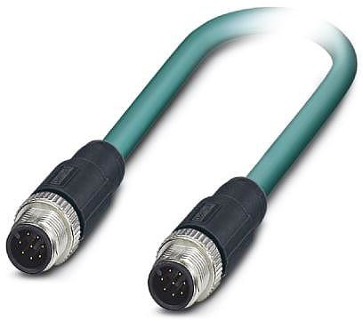 Phoenix Contact 1403493 VS-M12MS-M12MS-94B-LI/10 0 S/FTP CAT 6A 10 m Niebieski