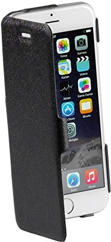 Vivanco Buch Klapp Tasche, book Cover, Case, Schutz Hülle extra dünn, ultra slim für Apple iPhone 6, 6s