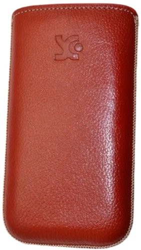 Nokia Suncase Original Tasche für Lumia 520 vollnarbiges rot