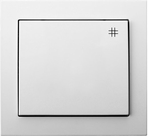 Ospel Kier Łącznik krzyżowy 10A/250~, IP20 Biały - ŁP-4W/00