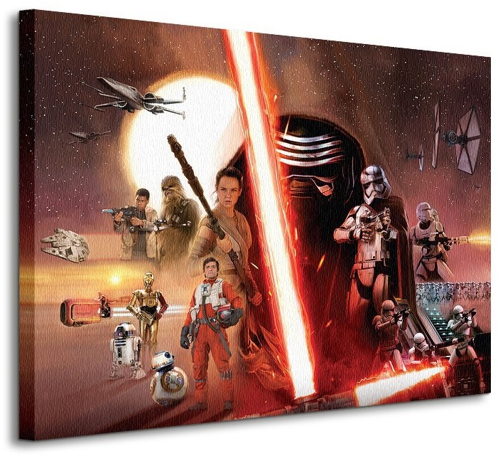 Pyramid Posters Star Wars Episode VII (Galaxy) - obraz na płótnie WDC99339