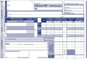 Michalczyk&Prokop Druk Faktura VAT Korygująca A5 107-3 nowa MP537