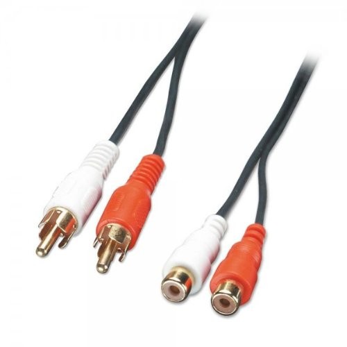 LINDY Lindy 3.0m 2x RCA - 2x RCA M/F kabel audio 35672