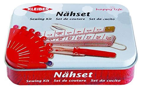 Kleiber 70-częściowy zestaw do szycia w puszce, kolor czerwony 920-33