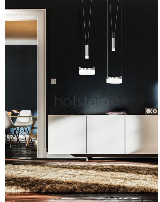 Wofi Oświetlenie JETTE Lampa wisząca LED Nikiel matowy, 4-punktowe 7263.04.54.6000