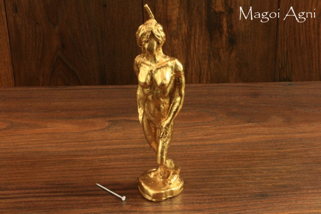 Magoi Agni Rytuał dobrobytu, sukcesu, wzmocnienia aury - Złota Świeca Kobieta dr