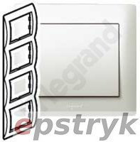 Legrand SISTENA LIFE Ramka PEARL poczwórna pionowa 771508