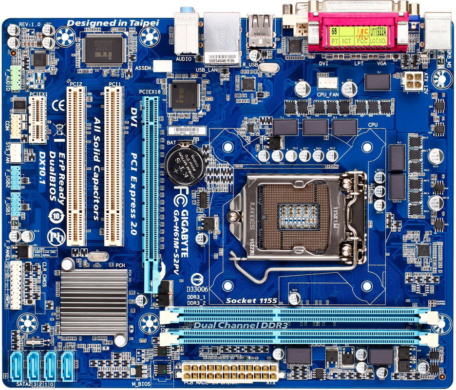 Gigabyte GA-H61M-S2PV