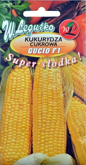 Legutko KUKURYDZA CUKROWA Gucio F1 SŁODKA W. 10g ogr000425
