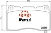 BREMBO Klocki hamulcowe - komplet P 59 079