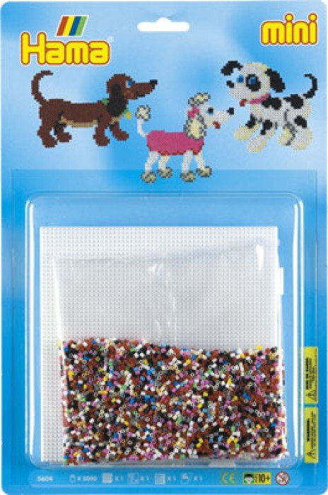 Hama malte haaning plastic mini - pieski duży blister 5604