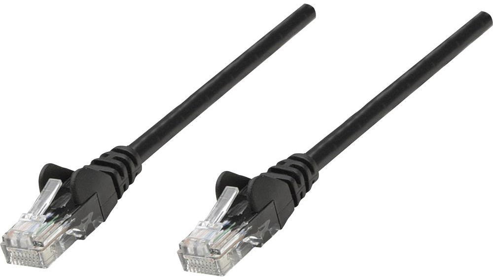 Intellinet Kabel sieciowy 343794 CAT 6 U/UTP AWG 24 RJ45 10 m Czarny
