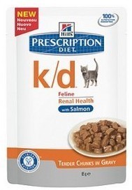 Hills Prescription Diet k/d Feline Łosoś Saszetka 85g 6428