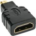 InLine Adapter AV microHDMI na HDMI Czarny 17690D