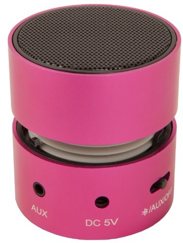 Urban Factory Mini Speaker  głośniki przenośne (wbudowany, bezprzewodowy, Bluetooth, Mono, pudełko dźwiękowe, różowy) UHP01UF