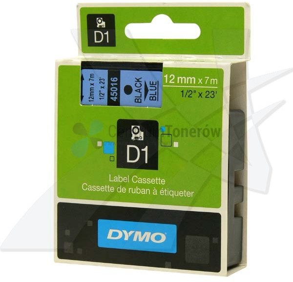 Dymo oryginalny taśma do drukarek etykiet, , 45016, S0720560, czarny druk/ni