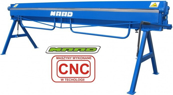 ZAGINARKA GIĘTARKA KRAWĘDZIARKA DEKARSKA DO BLACHY Z CIĘCIEM MAAD ZG-3000 /0.7mm (ZG-3000/0.7)