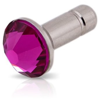 WHITE DIAMONDS White Diamonds Crystal Pin i zabezpieczenie wyświetlacza do iPhone 4/4S  kryształ Przezroczyste, różowy WDIP4PINPI