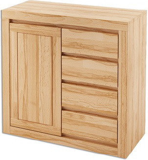 Drewmax Komoda bukowa typ KD 411