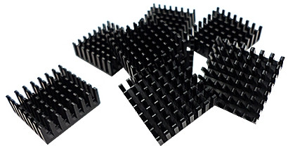 QNAP Heatsink for M.2 SSD module,14*14MM, Black, self adhesive.8 pcs HS-M2SSD-01