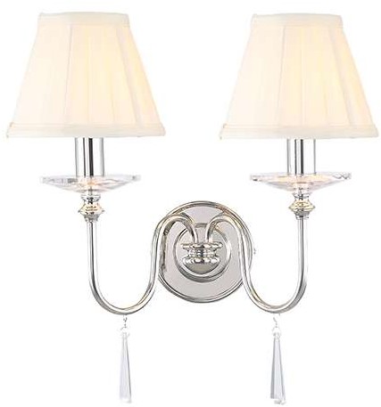 Elstead Lighting Kinkiet FINSBURY PARK FP2 POL NICKEL +LS162 -