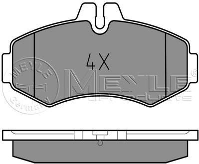 MEYLE Zestaw klocków hamulcowych, hamulce tarczowe 025 230 2220