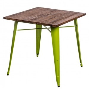 D2.Design Stół Paris Wood zielony jasny sosna 72996