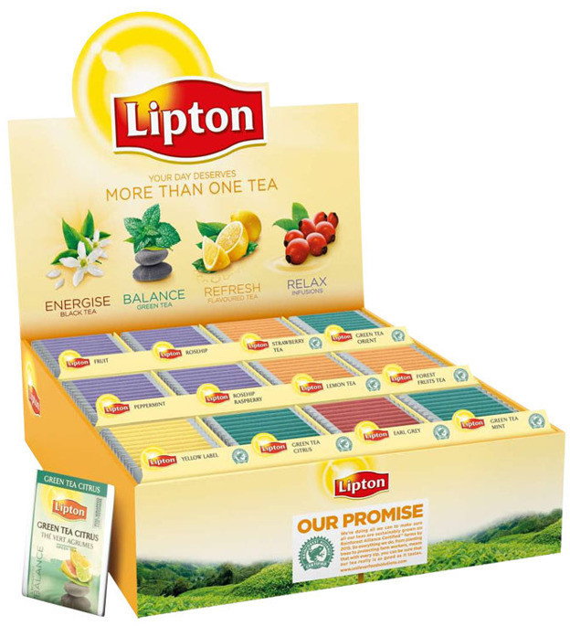 Lipton Zestaw Variety Pack 12 różnych smaków x 15 kopert