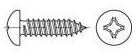 Toolcraft Śruba z łbem soczewkowym 2.9 mm 19 mm Krzyżakowy PH DIN 7981 stal cynkowany galwanicznie 100 szt 144971