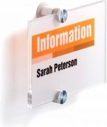 Durable Tabliczka informacyjna CRYSTAL SIGN 148x105mm DU210