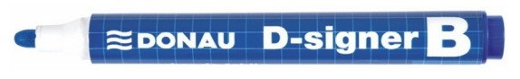 DONAU Marker Suchościeralny do tablic suchościeralnych D-signer niebieski 7372001-10PL