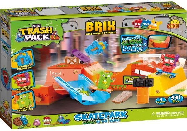 Cobi Trash Pack Skate Park Glow 6252