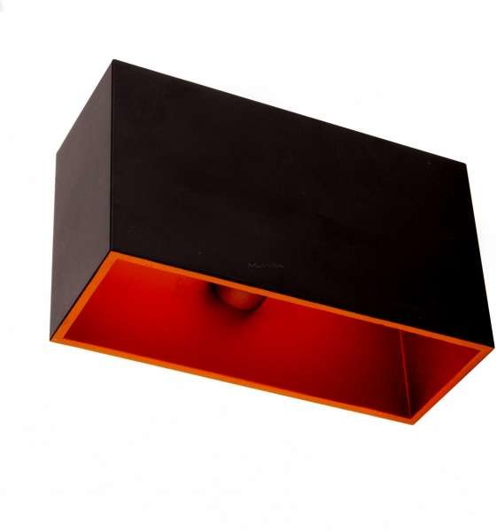 Zuma Line Kinkiet LAMPA ścienna CONCEPT QUADRATE 1489-B/G OPRAWA metalowa czarny złoty