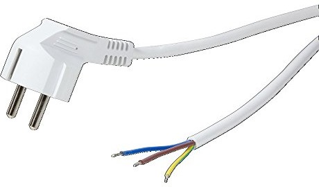 LogiLink przewód zasilający, biały CP136