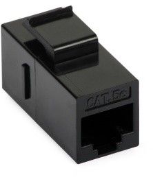 Abcvision ŁĄCZNIK MODULARNY KEYSTONE RJ45 KAT.5e CZARNY KEYSTONE-ŁĄCZNIK (211822-99)