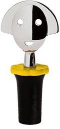 A di Alessi Korek do butelek Anna Stop 2 czarny aam06 B