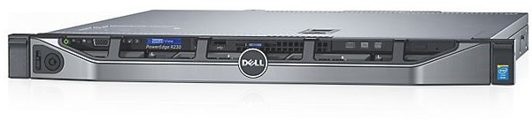 Dell Serwer R230 Intel XEON 4-core 3.4GHz / RAM 8GB DDR4 / HDD 2x1000GB sprzętowy RAID5 / iDRACexp / 3Y NBD PER2302 + szyny