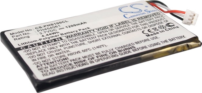 Cameron Sino Philips PH454061 1200mAh 4.44Wh Li-Polymer 3.7V () CS-PHS100CL