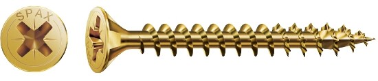 Spax Wkręty uniwersalne z główką stożkową ocynk pasywowany Pz 4x80mm op. 200szt.