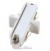 Spotline Longitudinal coupler for 1-phase high-voltage track, white 143091 204 /