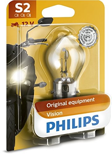 Philips 12728BW S2 reflektor motocyklowy, 1 sztuka w opakowaniu typu blister 12728BW
