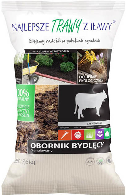 Najlepsze Trawy z Iławy Obornik bydlęcy  10 l granulowany