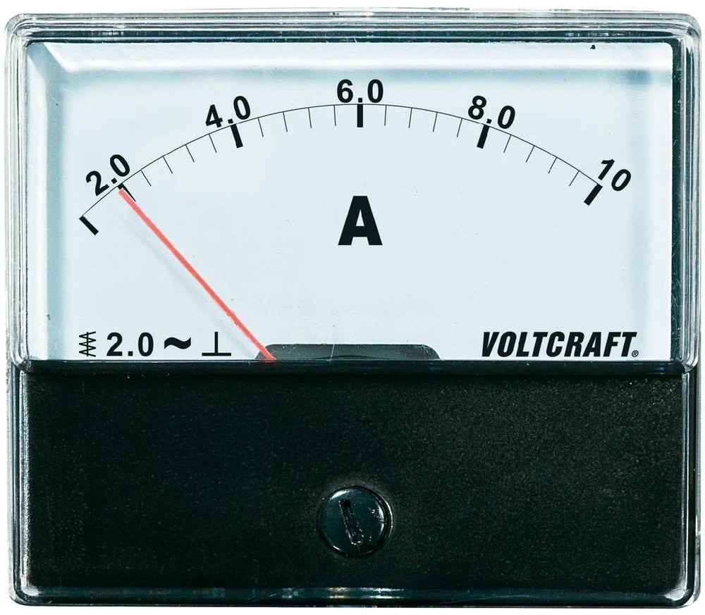 VOLTCRAFT Analogowy wskaźnik panelowy AM-70X60/10A