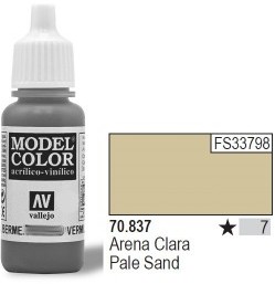 Vallejo Farba Nr7 Sand Light Matt 17ml 441690