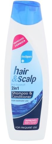 Xpel Medipure Hair & Scalp Anti-Dandruff Shampoo 2in1 400ml W Szampon do włosów przeciwłupieżowy 72587