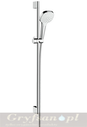 Hansgrohe , Zestaw prysznicowy Croma Select E 1jet, EcoSmart 9 l/min, 0,90m, Chro