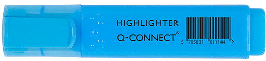 Q-CONNECT Zakreślacz fluorescencyjny , 1-5mm (linia), niebieski KF01114
